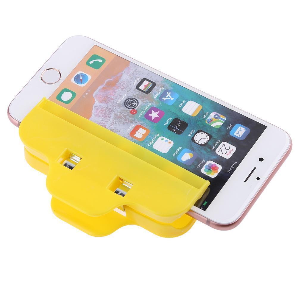 4pcs Plastic Clip Fastening Clamp Tools for Tablet Phone LCD Screen(Yellow)