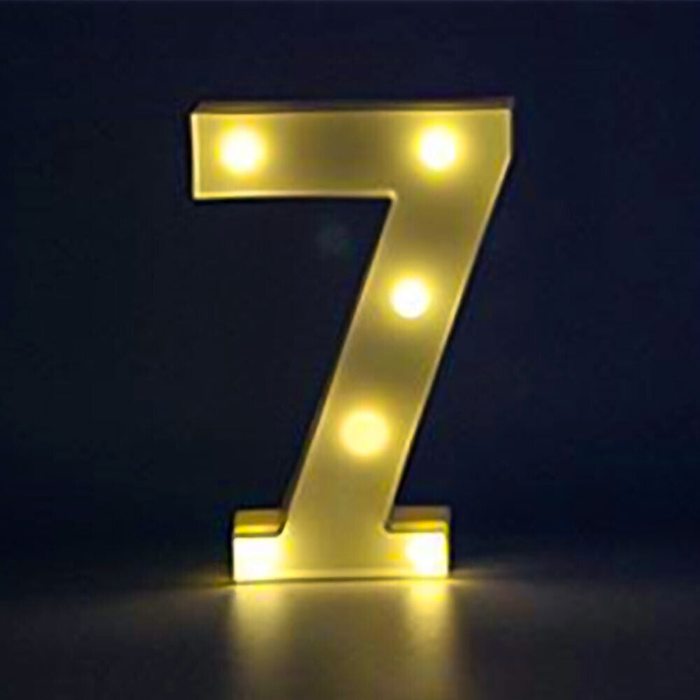 Digital Number LED Symbol Sign Night Light for Wedding Party Birthday (7)