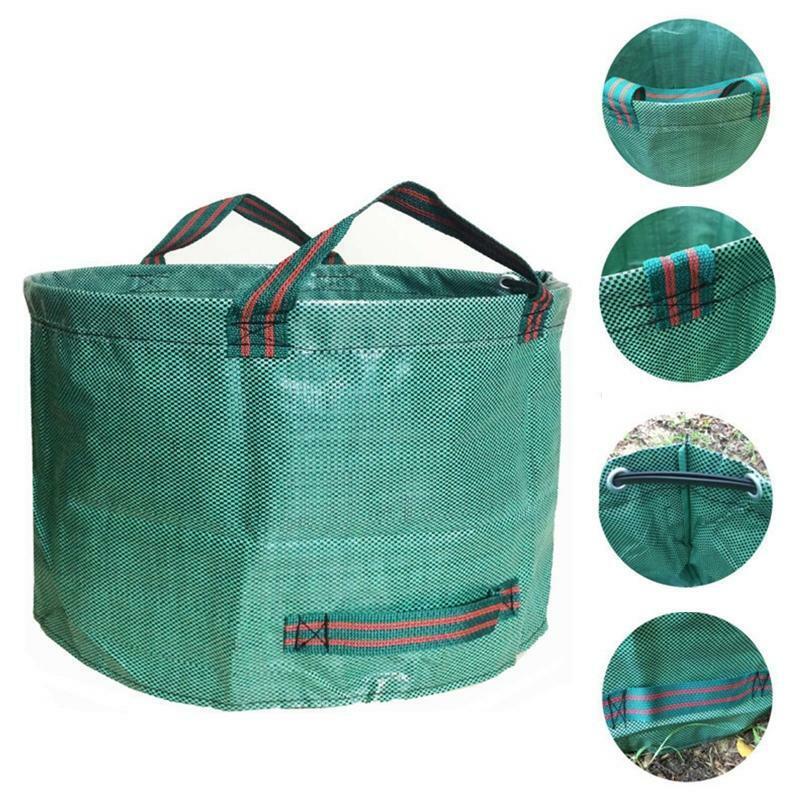 63 Gallon Large Garden Plant Grow Bag Heavy Duty Reusable DIY Planting Waste Bag