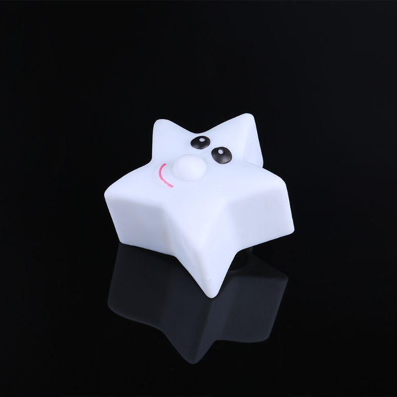 Cute Shiny Star 7Color Changing LED Lamp Night Light Party Decor Kids Gift