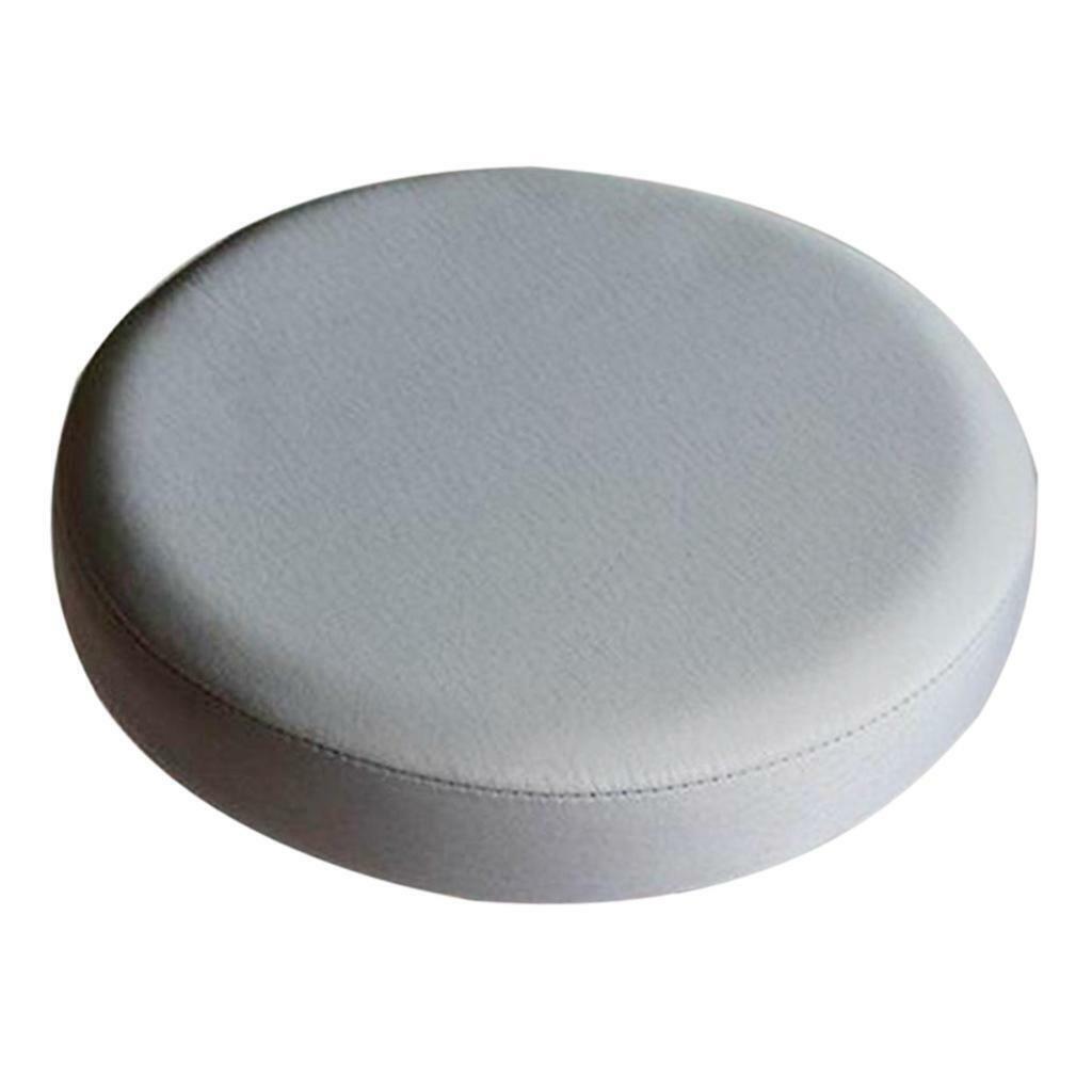 2xGrey_33x10cm Waterproof Anti-slip Bar Stool  Round Lift  Seat Sleeve