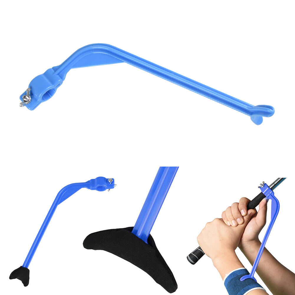 Golf Swing Trainer Posture Training Corrector Aids Arm Swing Correct (Blue)