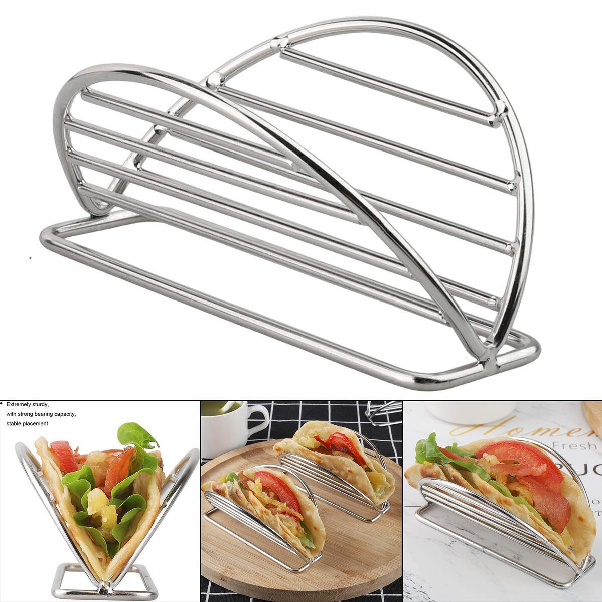 Taco Holder Burritos Plates Baking Tools Bakeware for Restaurant Party Home