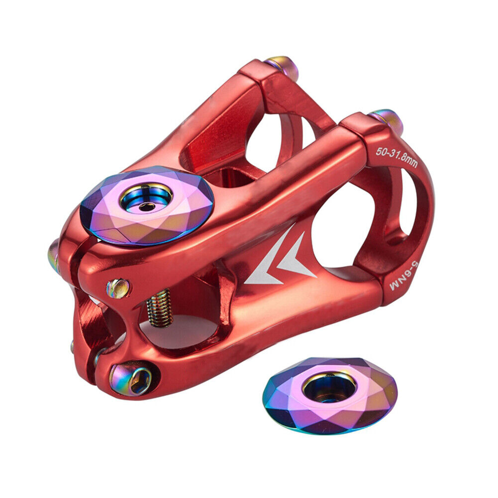 MTB Bicycle Stem Cover Bike Headset Top Cap Cover w/ Screw (Color Plating)