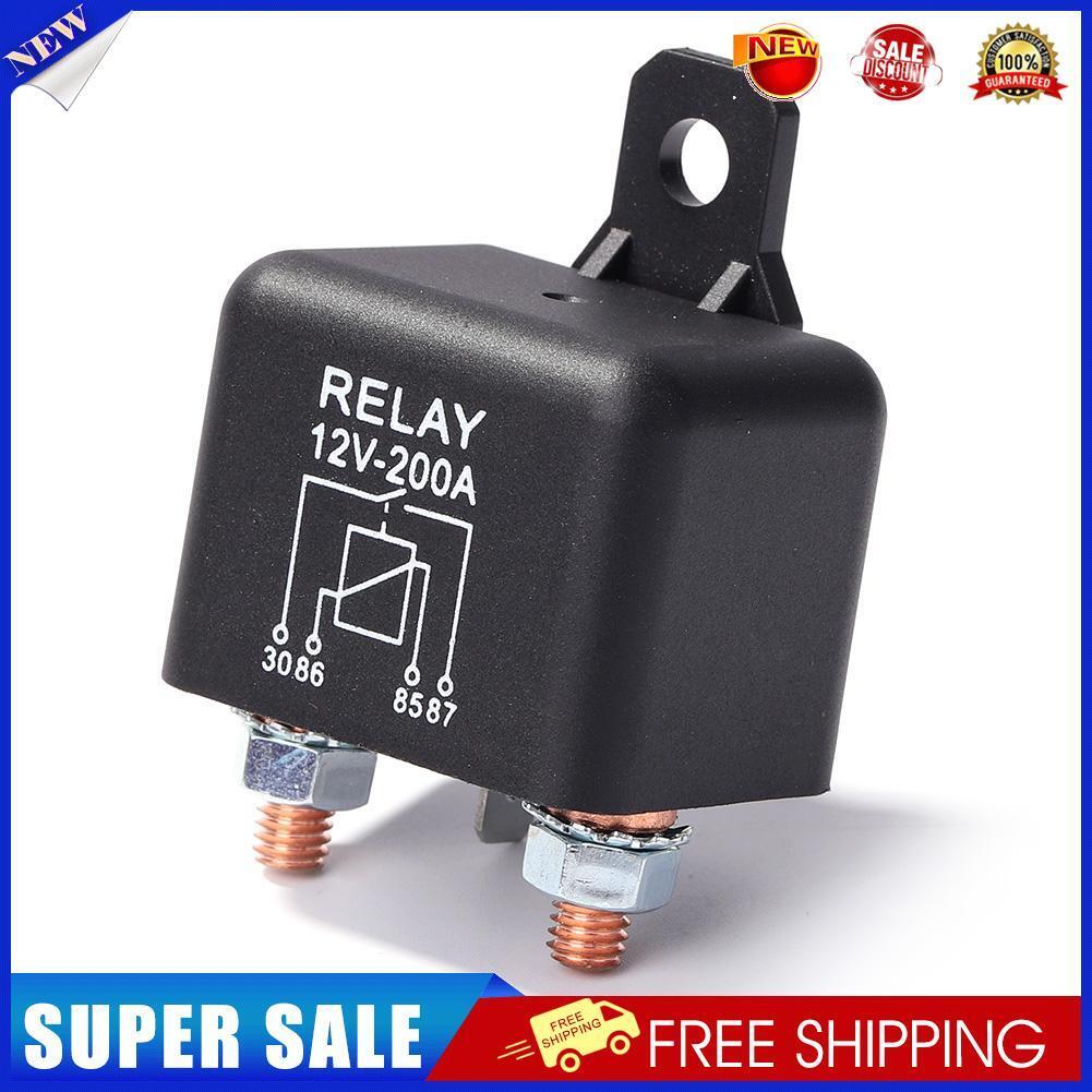 200A 12V DC Split Charge Winch Relay for Car Van Boat 4 Pin Normally Open