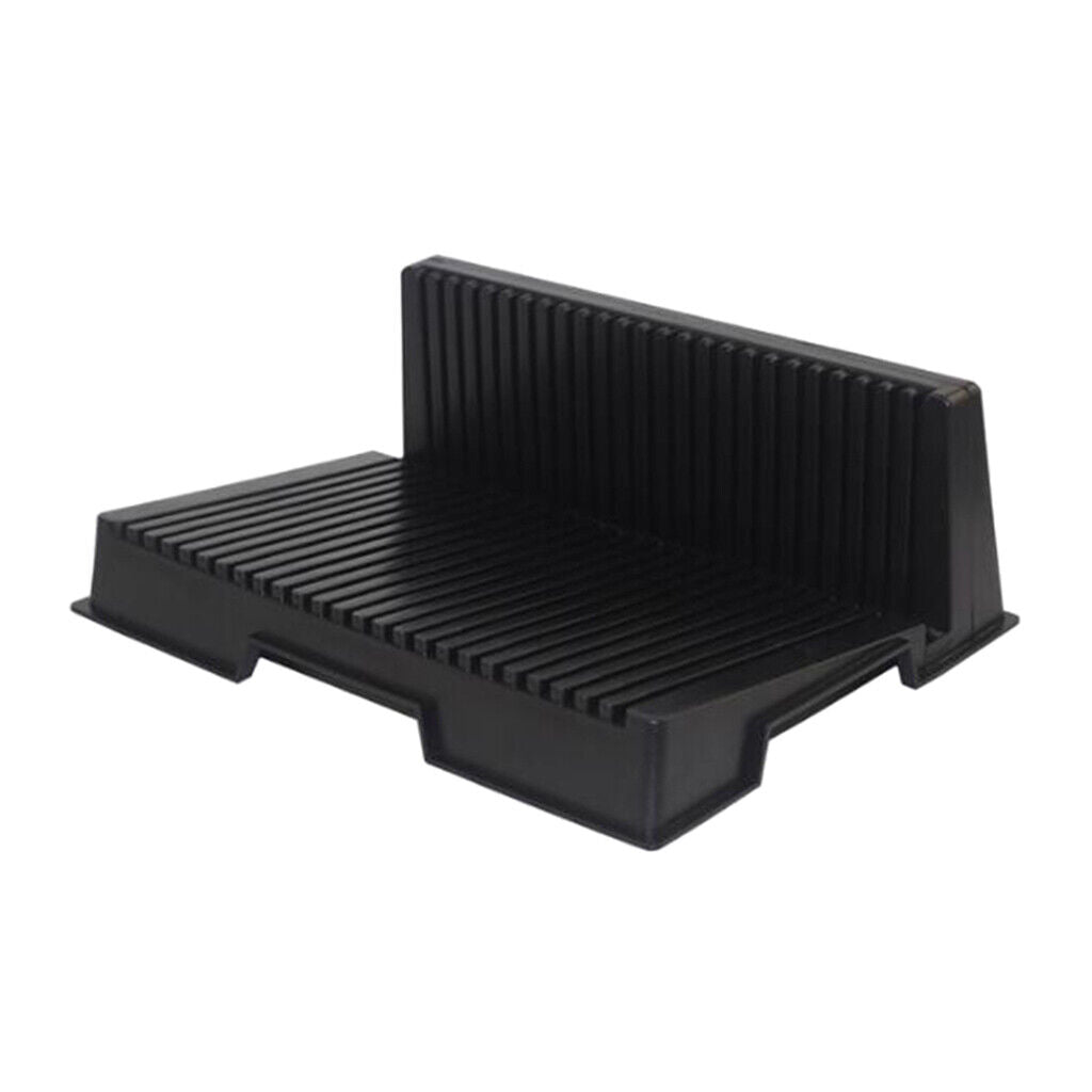 Plastic Pieces Shelves Placement Rack for Gundam Making  Black 27x20.5cm