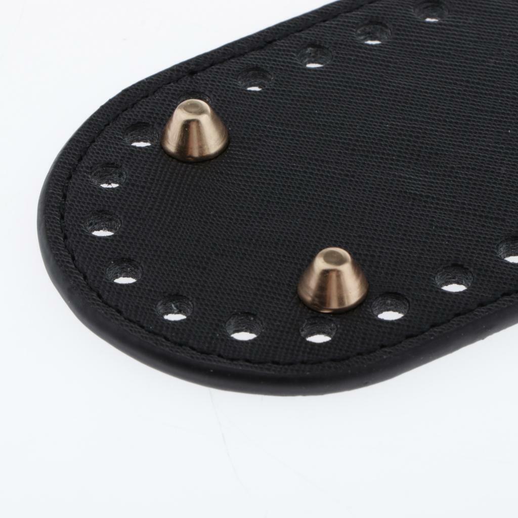 Crochet Knitting Bag Bottom Insert Pad Shaper Nail Cushion Black