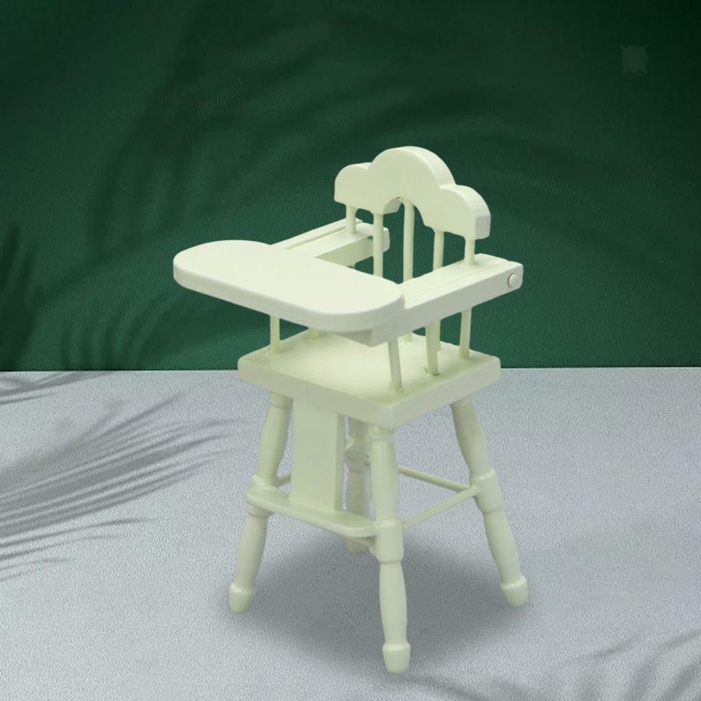 5x Simulation 1:12  White Furnishings Supplies Scenery Ornaments