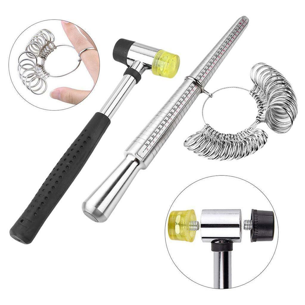 3 in  Size Sticks Aluminum Jewelry Hammer Finger Sizing Jewelry Sizer