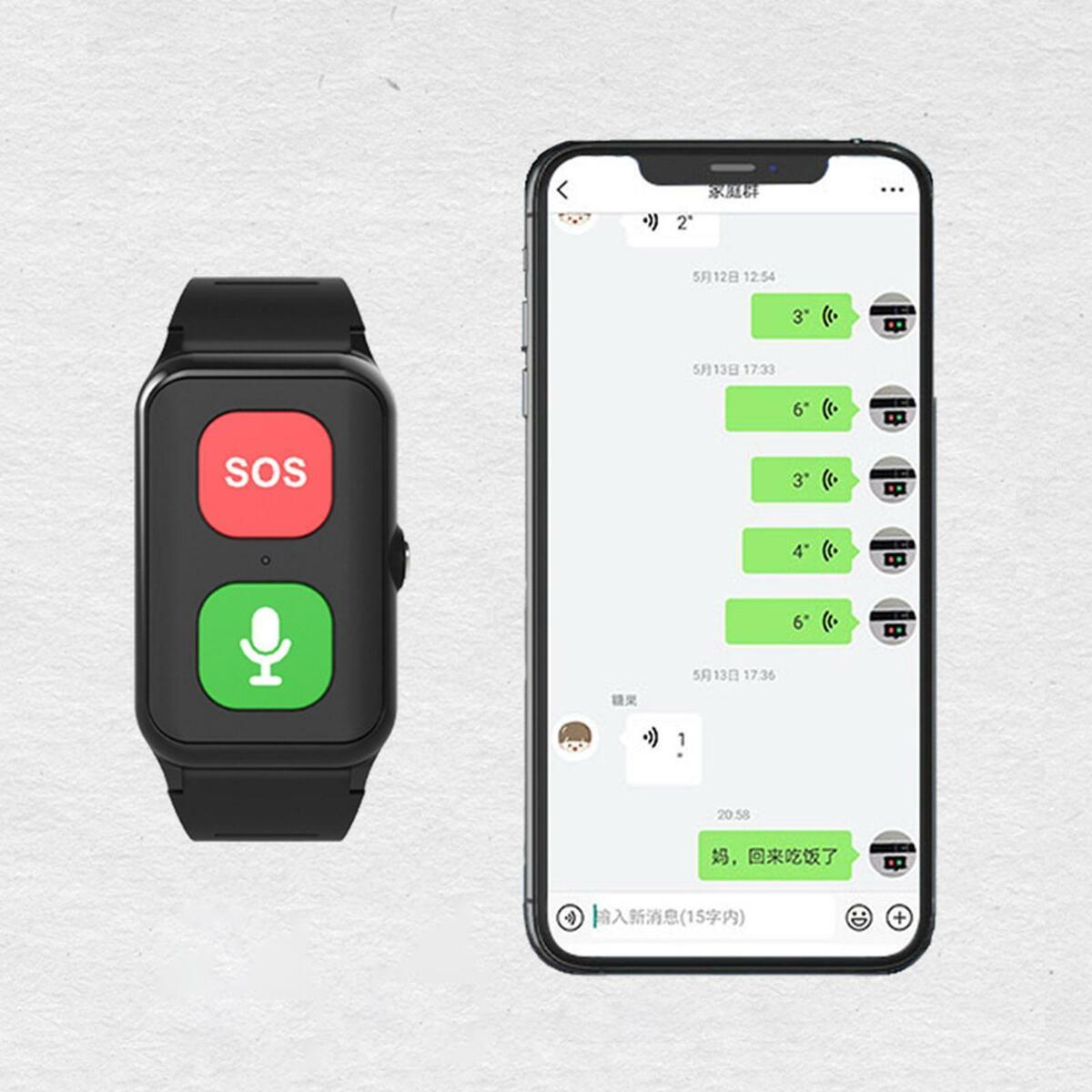 Elderly SOS Bracelet   Positioning  Smartwatch for Old People