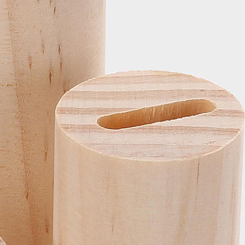 7x Ring Display Holder Jewelry Organizer Rack Cylinder Shape Shop Cabinet Show
