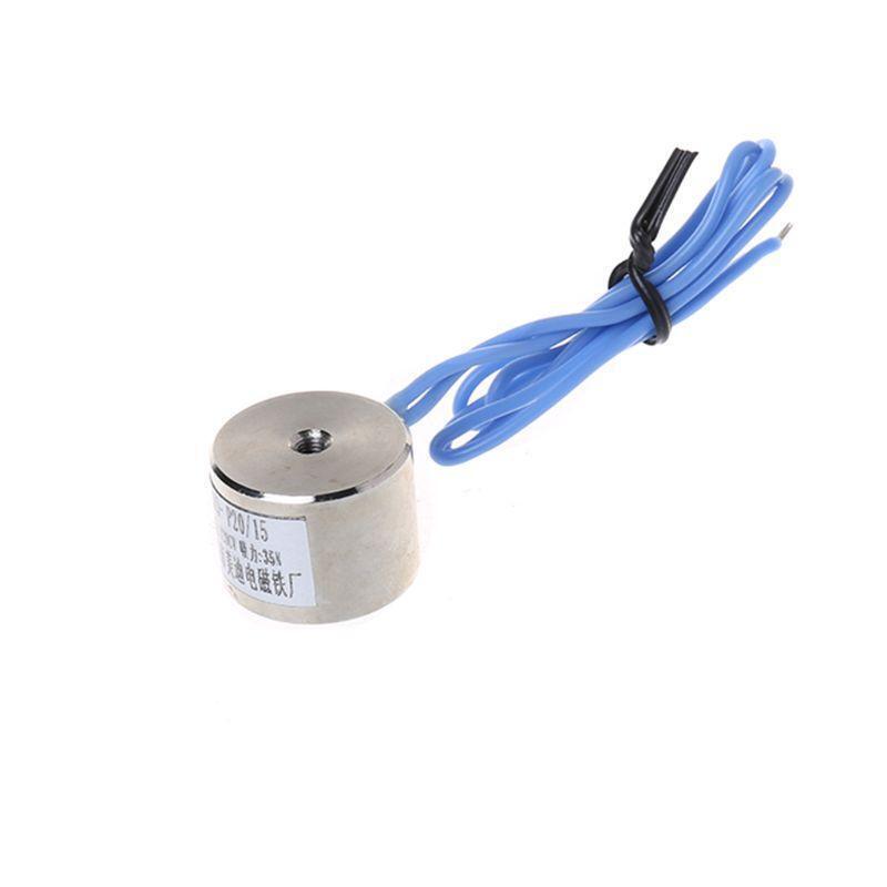 Holding Magnet Electric P20 / 15 Lifting 2.5 KG Electromagnet Solenoid DC 12 V