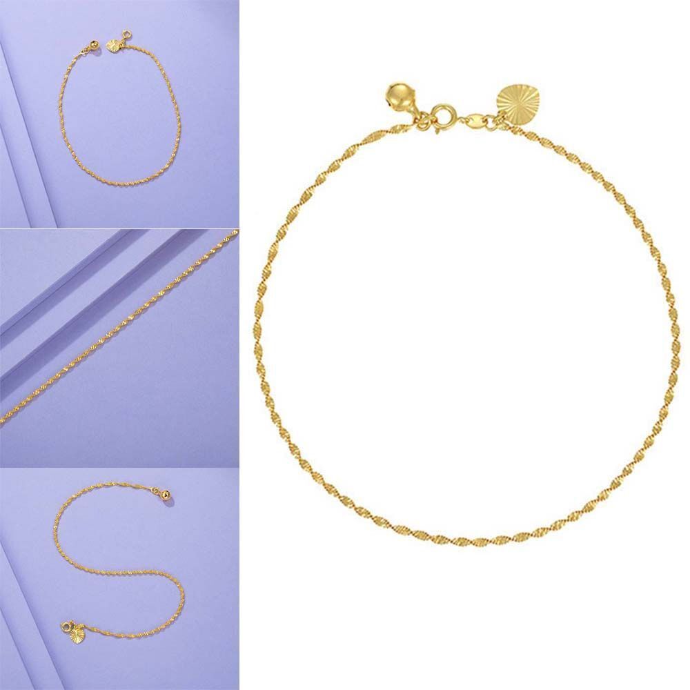 Bell Pendant Hollow Jewelry Love Heart Bracelet Necklace Anklet Thick Chain