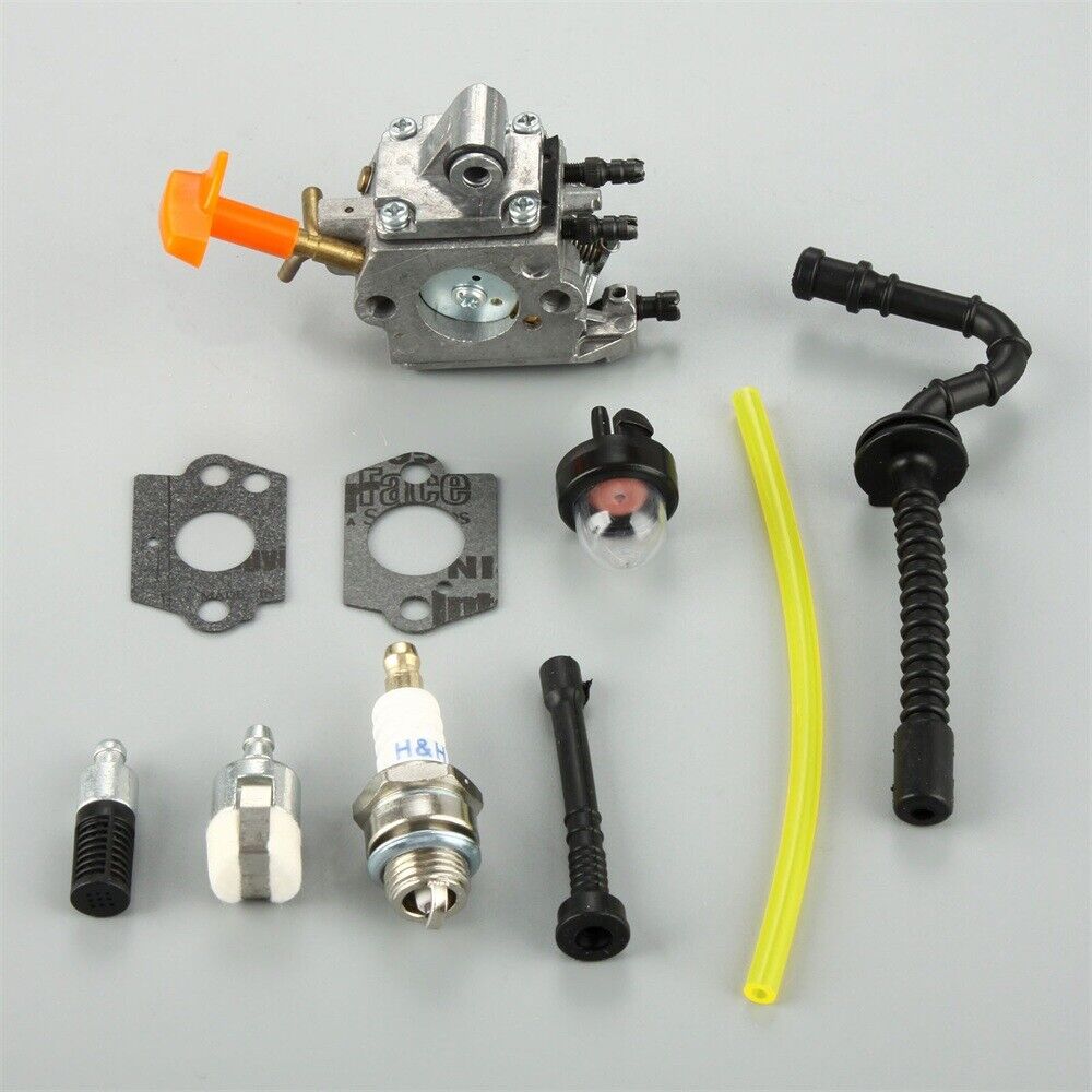 Chainsaw Parts Carburetor Gaskets Fuel Filter Kit For Stihl MS192 MS192T MS192TC