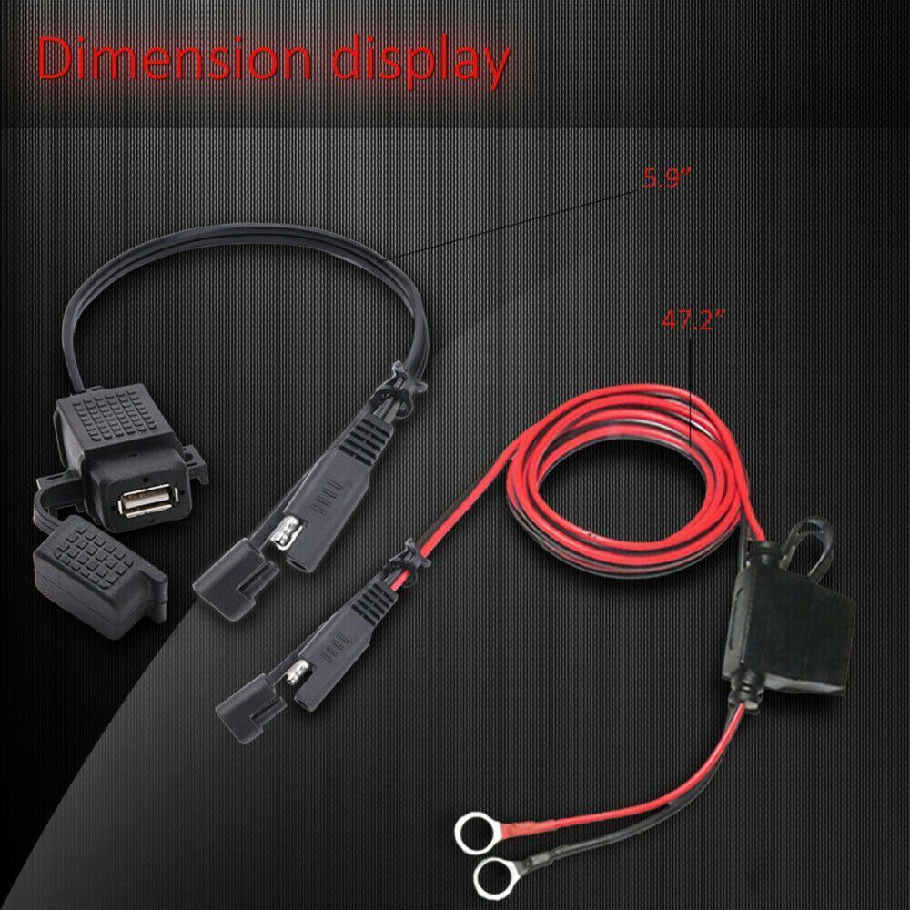 Accessories Motorbike Charger Outlet Crossover Sub Power Socket Adapter