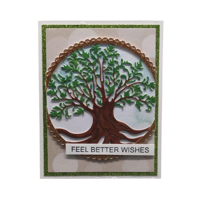 Tree of Life Metal Cutting Dies Stencil Scrapbooking DIY Album Stamp Paper Card