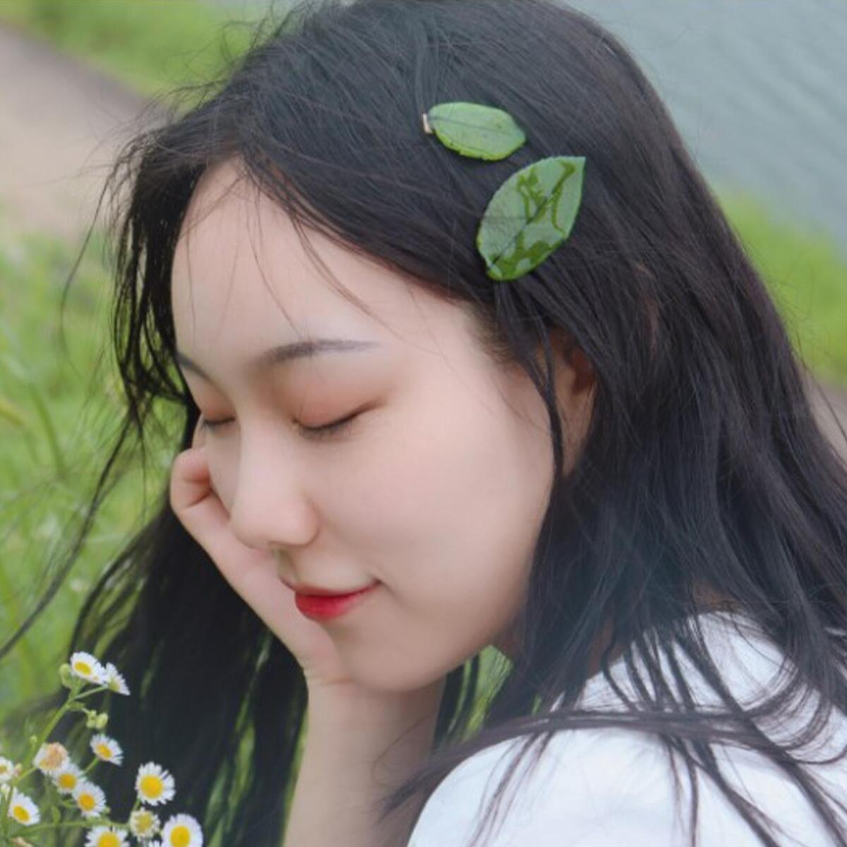 Leaf Hair Clip Holder Accessories Non Slip Modern for Women Girl Ladies Party