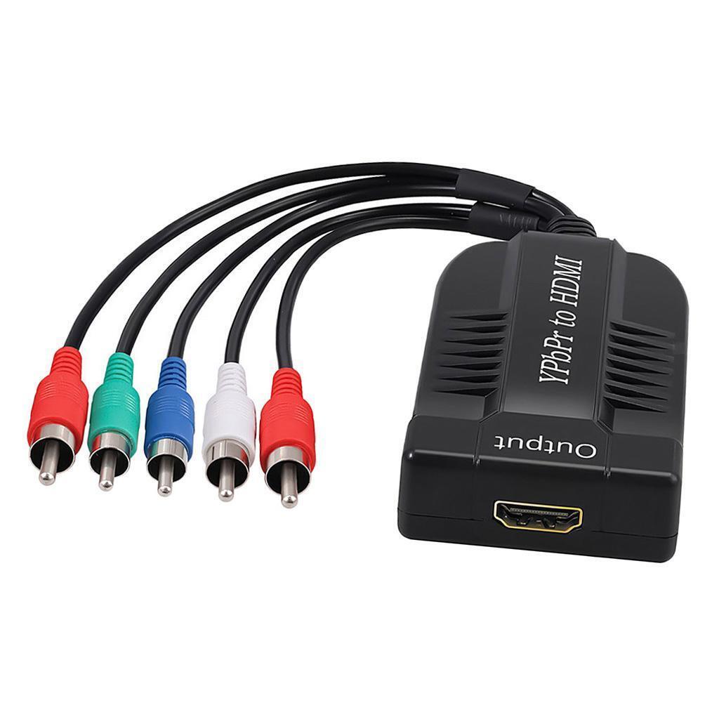 YPbPr to HDMI Component to HDMI Adapter Cable 5RCA RGB YPbPr to HDMI Converter