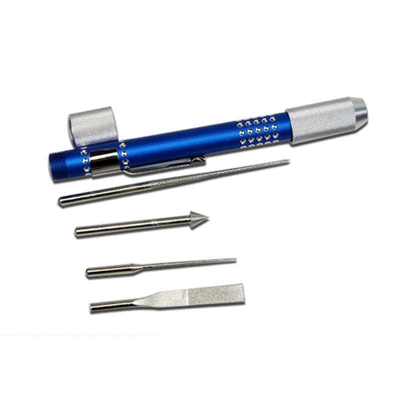 4 in 1 Diamond Grit Sharpener Needle File Set Files For Metal Glass Stone