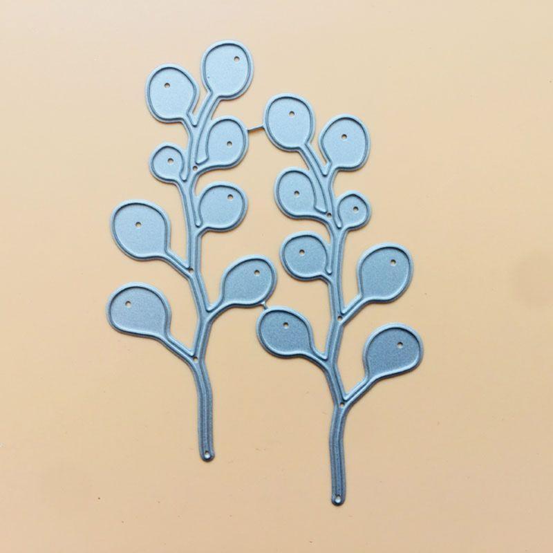 Tree Leaf Metal Cutting Dies Stencil Scrapbooking DIY Album Stamp Paper Emboss