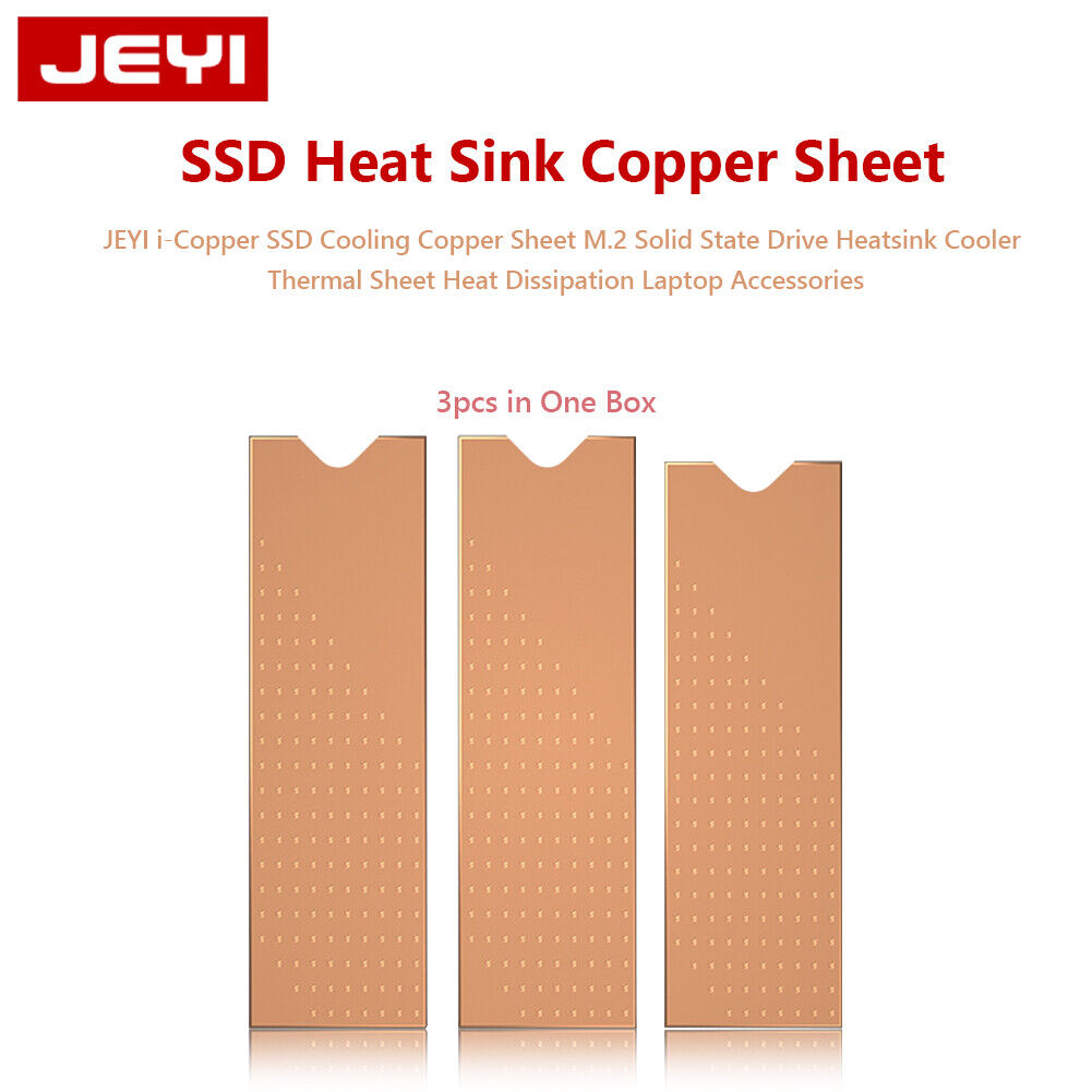 JEYI i-Copper SSD Cooling Copper Sheet Thermal Sheet Laptop Accessories