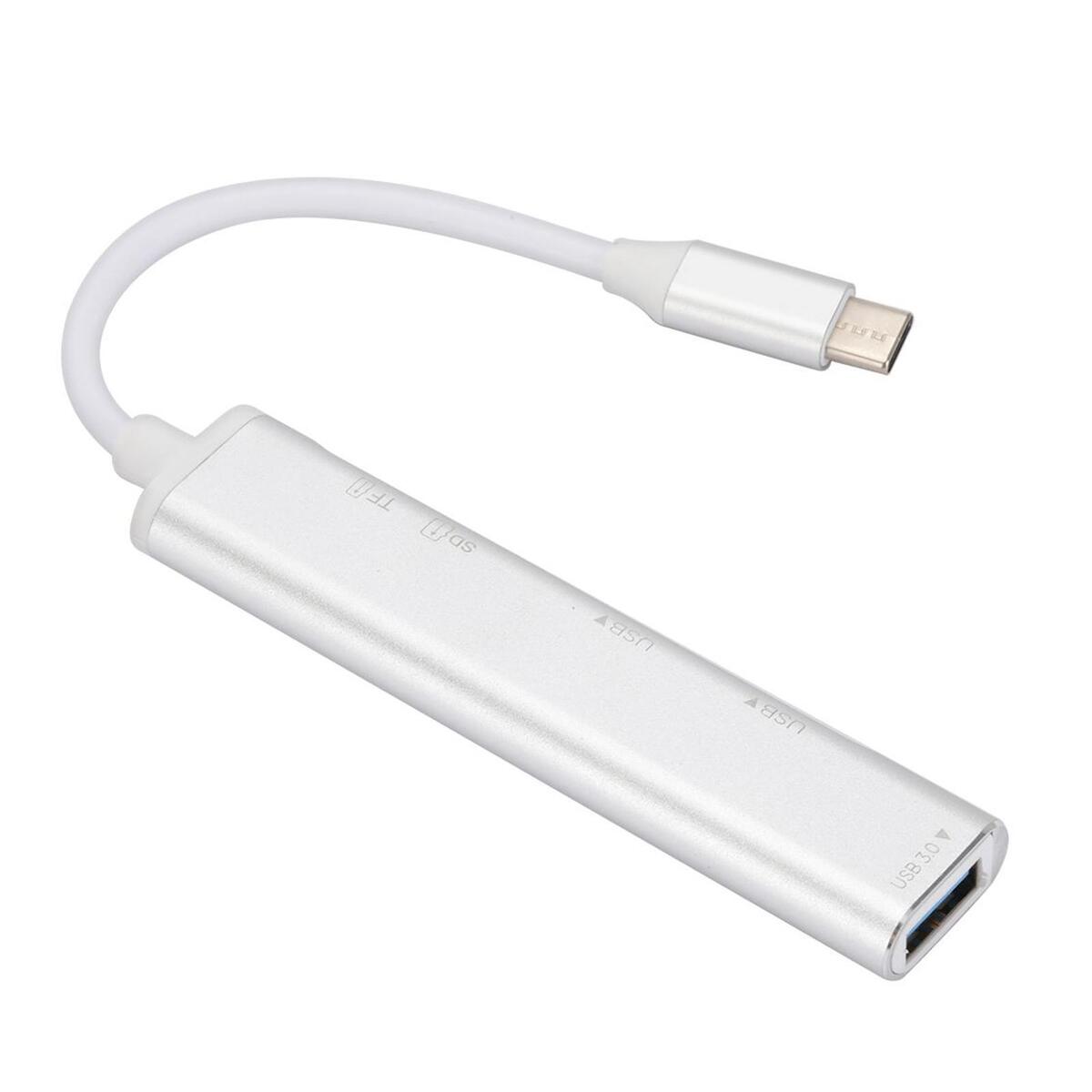 USB C Docking Station USB C Dongle with 2x USB 2.0 Compact for Home Travel