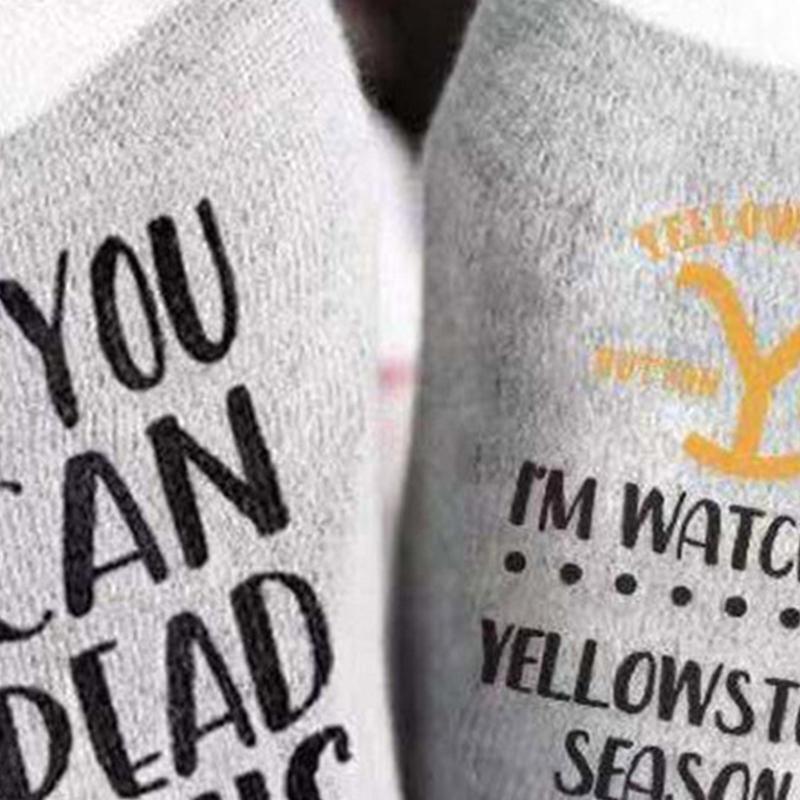 1 Pair If You Can Read This Funny Novelty Socks Cotton Autumn Spring Winter Sock