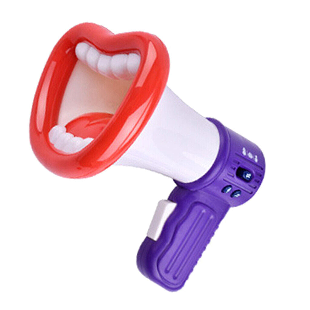 Voice Changer Trumpet Recording  Microphone for  Gifts White