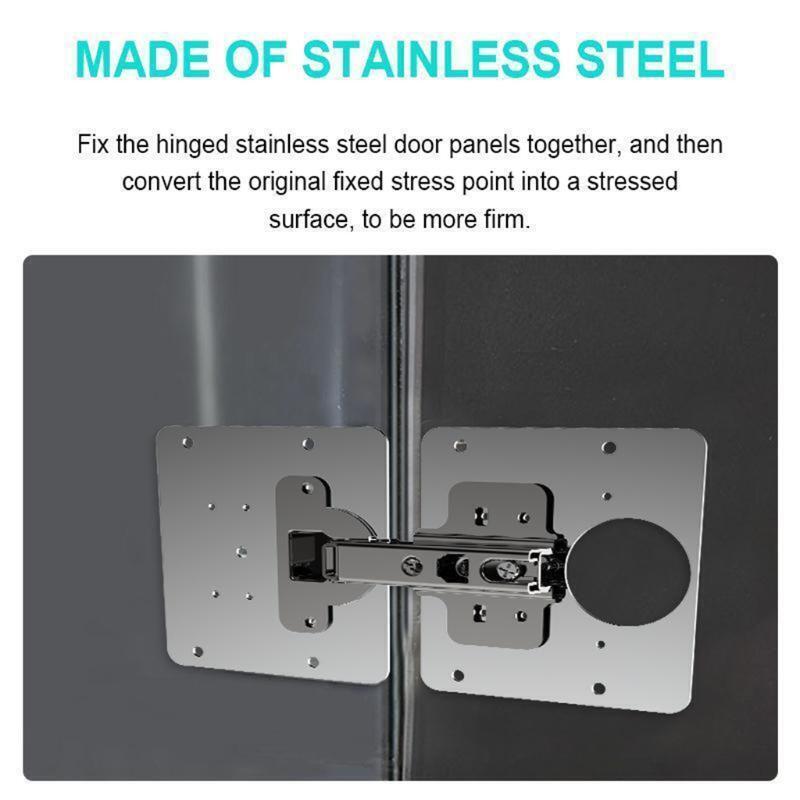 Brand New Cabinet Hinge Repair Plate for Wood Furniture Shelves Cabinet