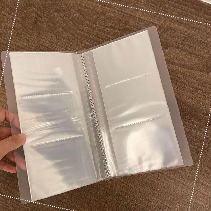 PVC Ziplock Bags Thickened Clear Jewelry Earrings Storage Bags with Storage Book