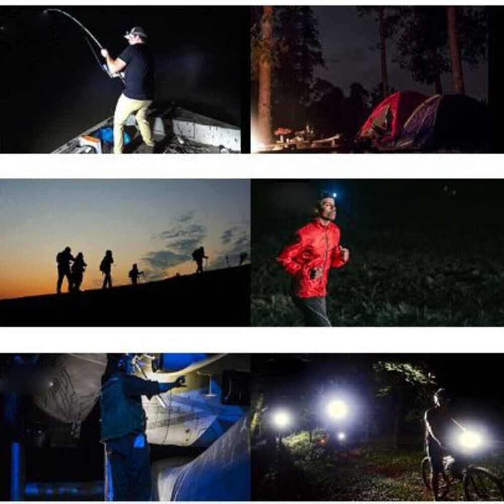 5W COB LED Headlamp Headlight 3 Modes Waterproof Outdoor Cycling Torch