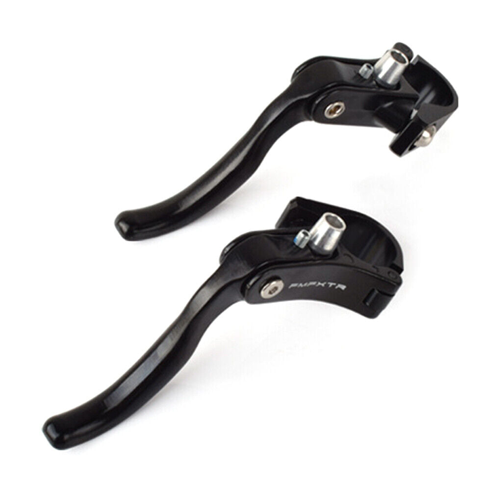 1 Pair 22.2mm Bicycle Brake Clutch Lever Cycling Bike Brake Handle (Black)