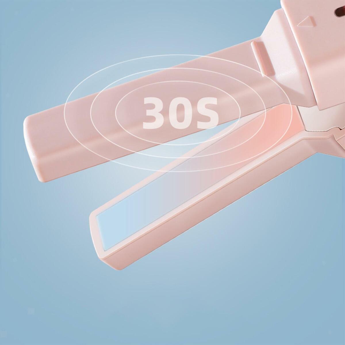 2pcs Mini  Straightener And Curler  Styling Tools for Short