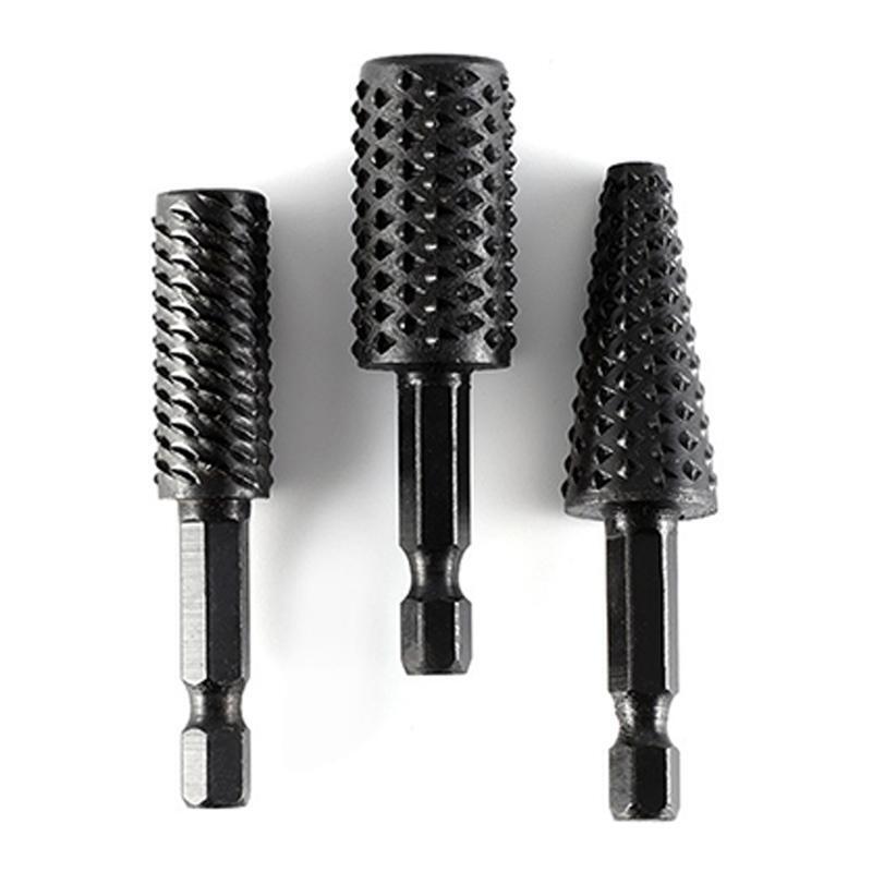 7 Pcs Rotary Cutting Burr Set with 1/4 Inch Shank Carpentry Filing Tool