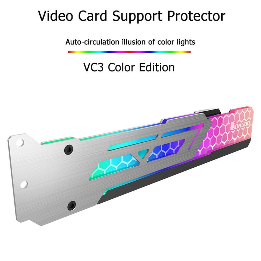 Jonsbo V3 3 Pin RGB Automatic Change Graphics Video Card Support Bracket