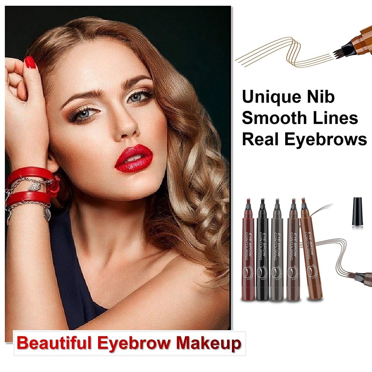 Natural Microblading Easy To Color Long Lasting Eyebrow Pencil Waterproof