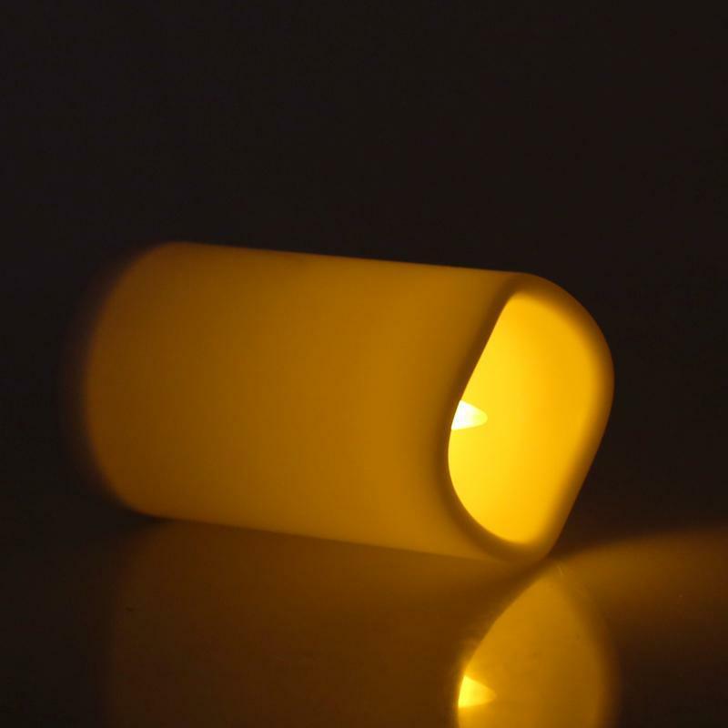 Romantic Flameless LED Electronic Candles Light Wedding Scented Wax Home Decor