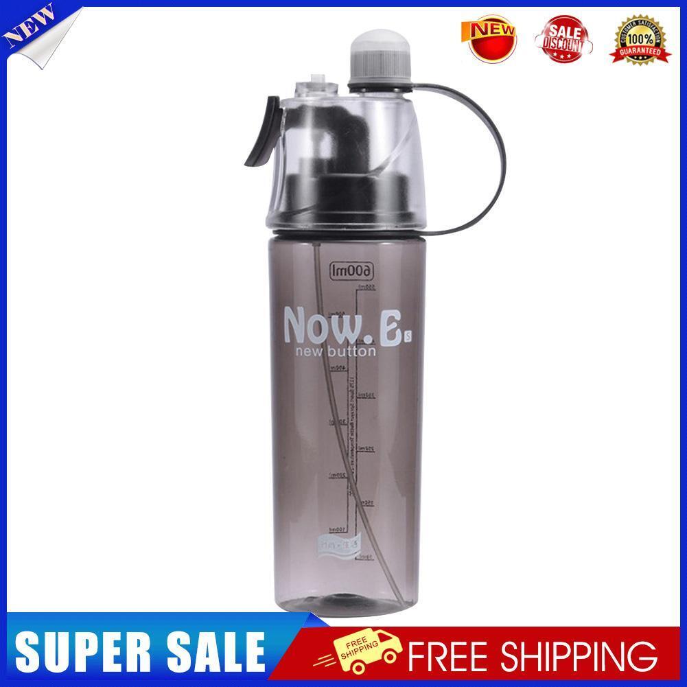 600mL Sports Spray Kettle Outdoor Cycling Camping Leakproof Water Bottle