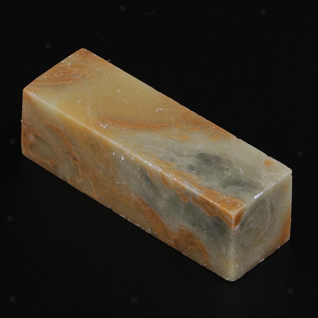 DIY Handmade Chinese Stone Chop Stamp Material Seals Stone Ornaments Decor