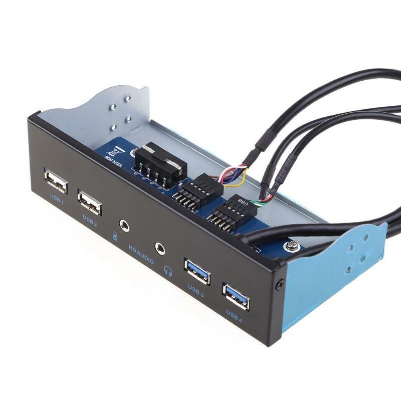 Usb3.0 Front Chassis Optical Drive Bit Panel 2 USB3.0 Ports + 2 Usb2.0 Ports