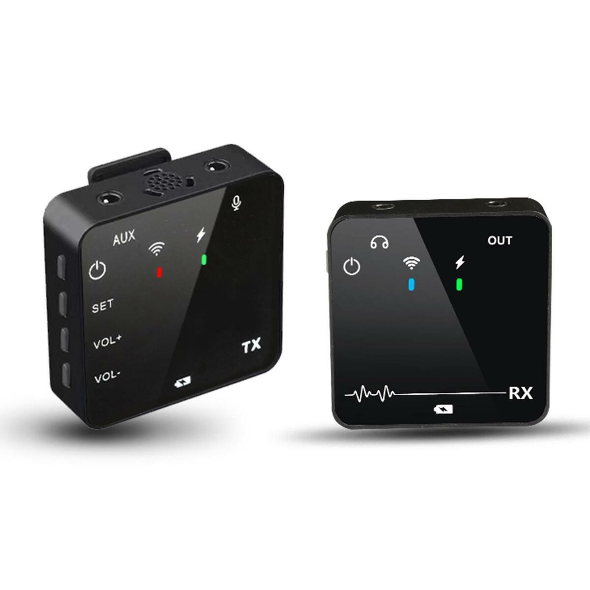 Lavaliered styleed style Microphone RF Launcher Receiver 50M  for Smartphones