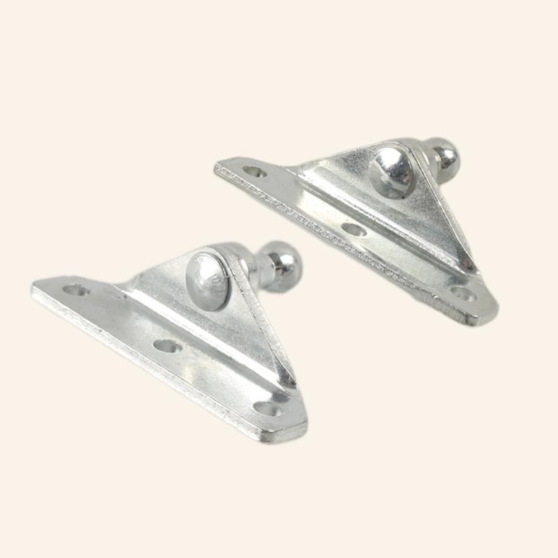 2pcs Ball Stud Brackets 10mm Fits Gas Prop Strut Spring Lift Coated Steel 10MM