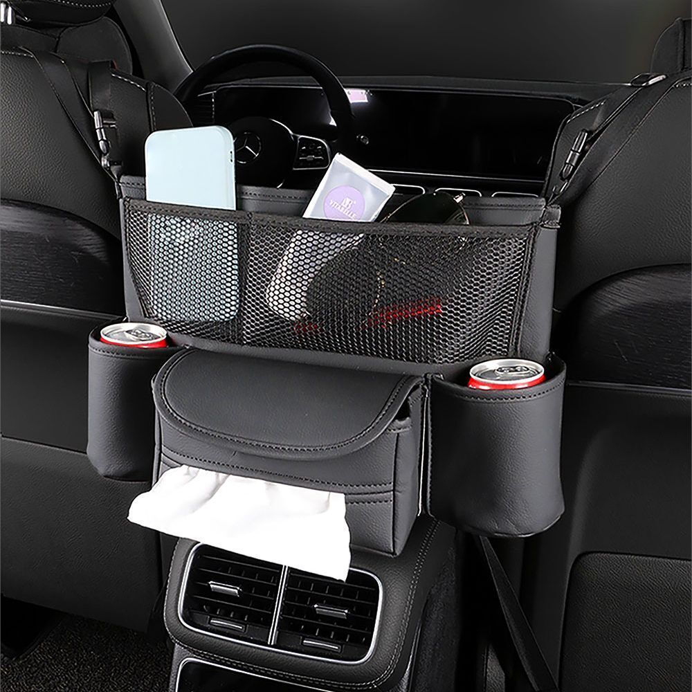 Car Seat Storage Bag Seat Back Net Organizer Container Auto Handbag Holder