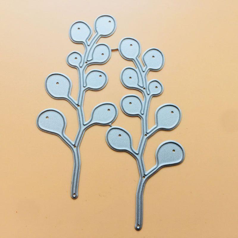Tree Leaf Metal Cutting Dies Stencil Scrapbooking DIY Album Stamp Paper Emboss