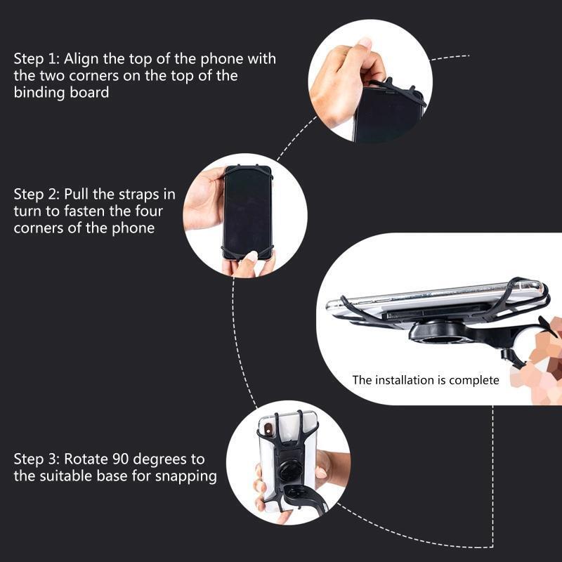 Motorcycle Handlebar Phone Holder Scooter Phone Stand for Sram Garmin Bike