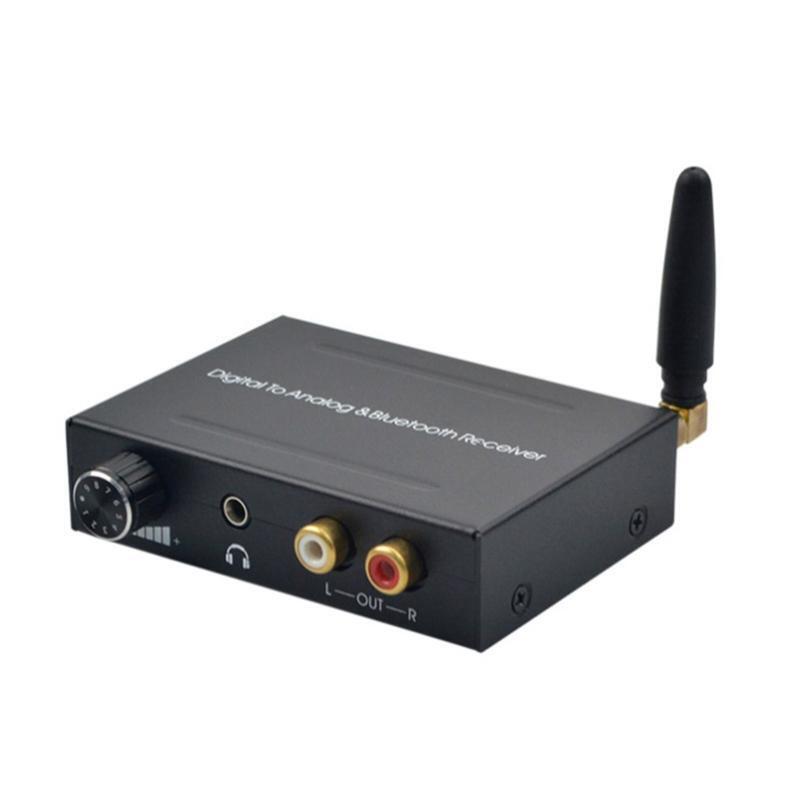 192khz Digital to Analog Coaxial Optical Fiber Stereo Audio RCA Converter