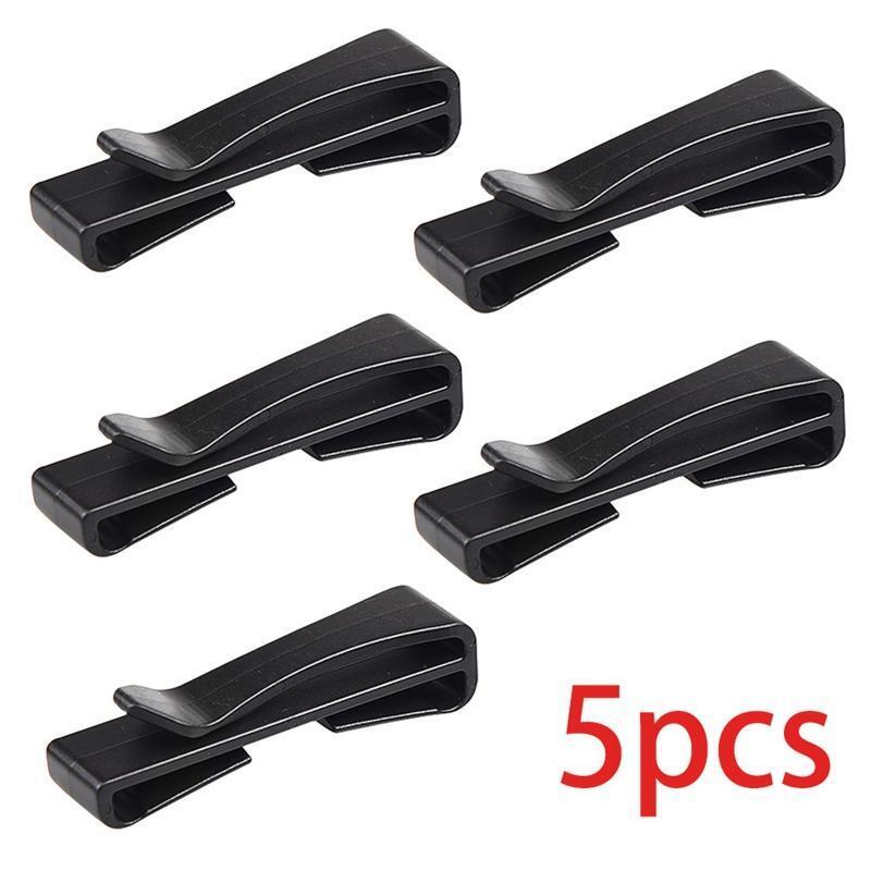 Black Backpack Buckle Strap Keeper Clips Webbing Ending Clips Quick Slip Keeper