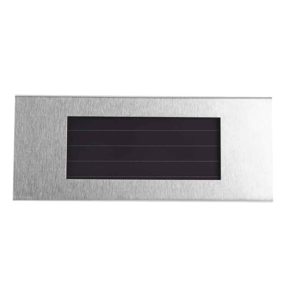 LED Waterproof Number Doorplate Solar Lamp Outdoor House Indicating Lights
