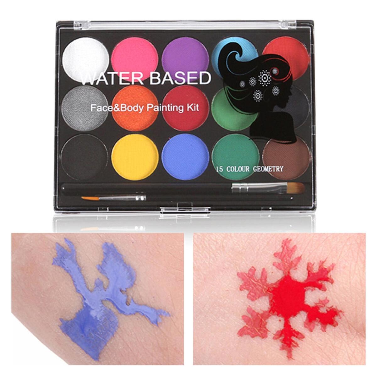 Body Painting Glowing Washable  Paint for   Playing Holiday