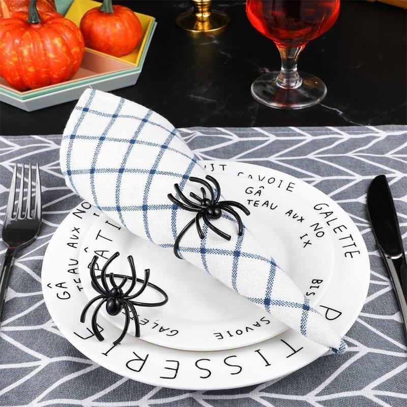 12 PCS Napkin Buckles Napkin Rings Serviette Rings Serviette Buckles Alloy Rings